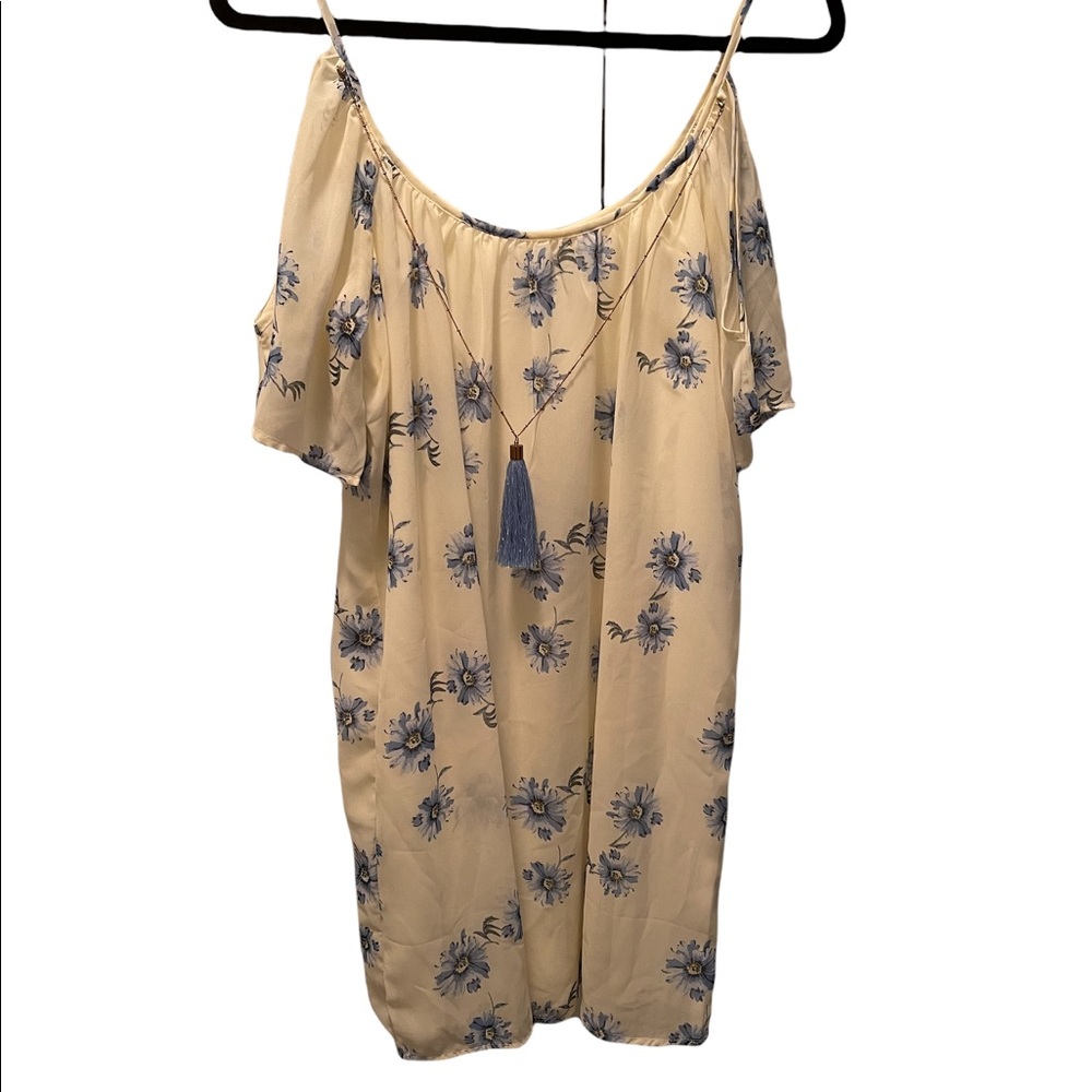 Francesca’s Blue floral dress 🌼